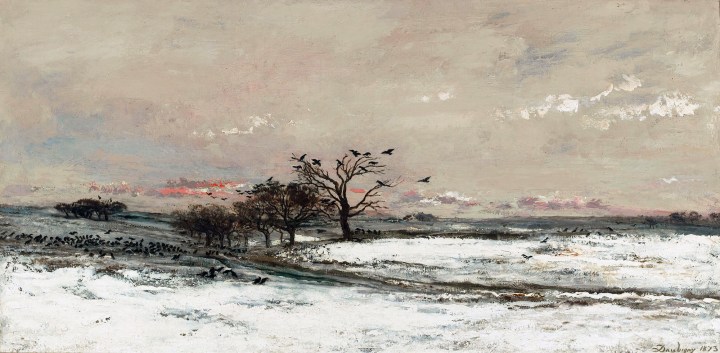 imp 1 la neige Charles-Francois Daubigny