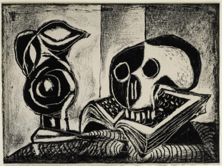 Picasso-Black jug and skull.png